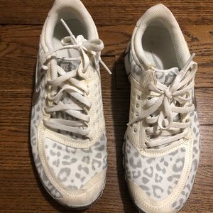 Gently used Nike cheetah print sneakers